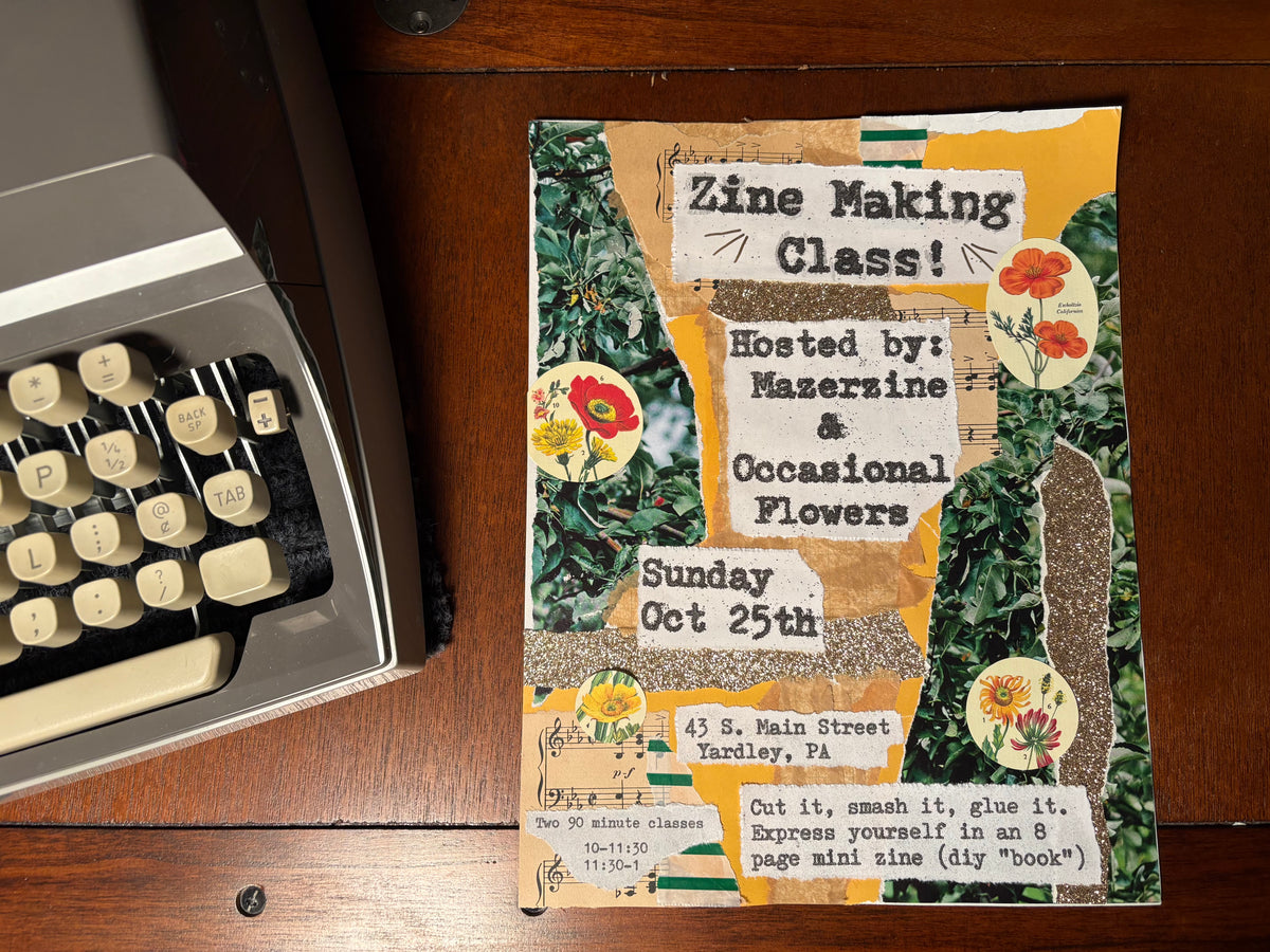 In-Person Zine Making Class