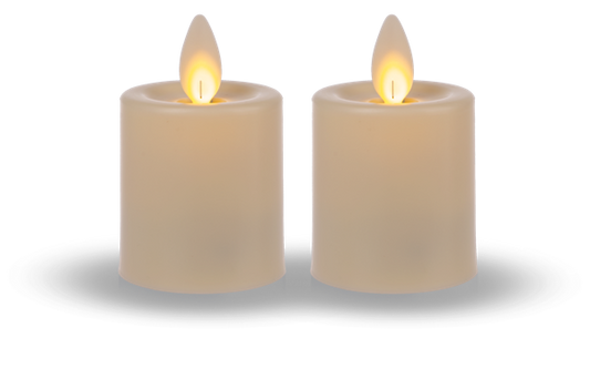 Luxury Lite Indoor/Outdoor LED Votive Candles (Set of 2)