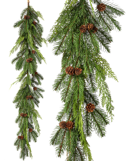 48" Woodland Pines Garland