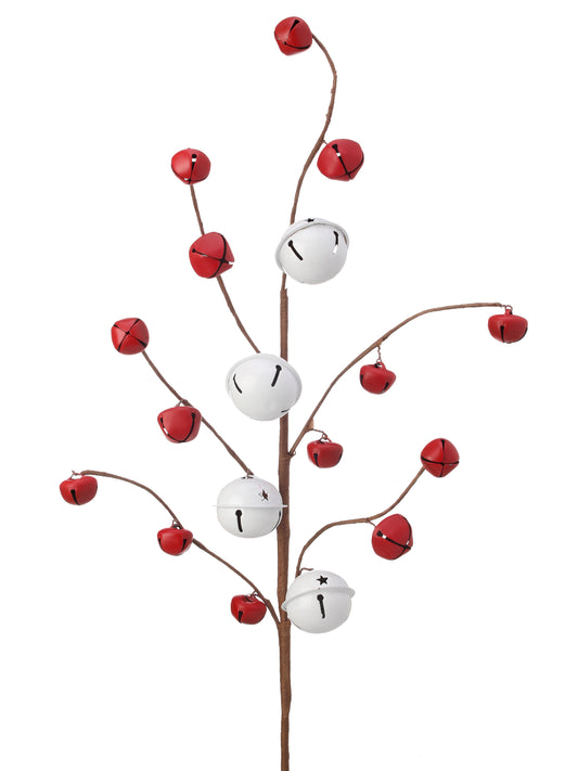 26" METAL ANTIQUE BELL SPRAY