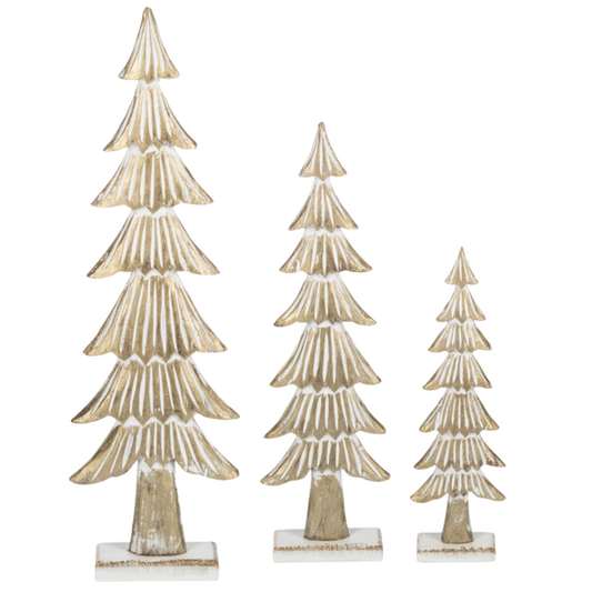 FROSTED GOLD TREE WOOD