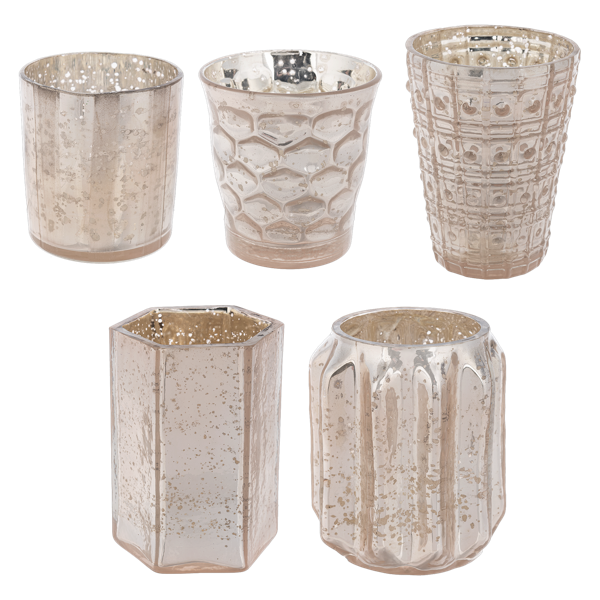 VINTAGE GLASS VOTIVE HOLDER