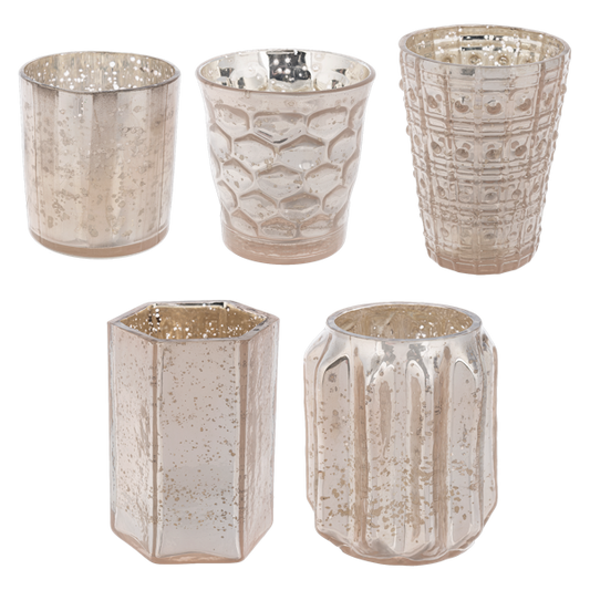 VINTAGE GLASS VOTIVE HOLDER