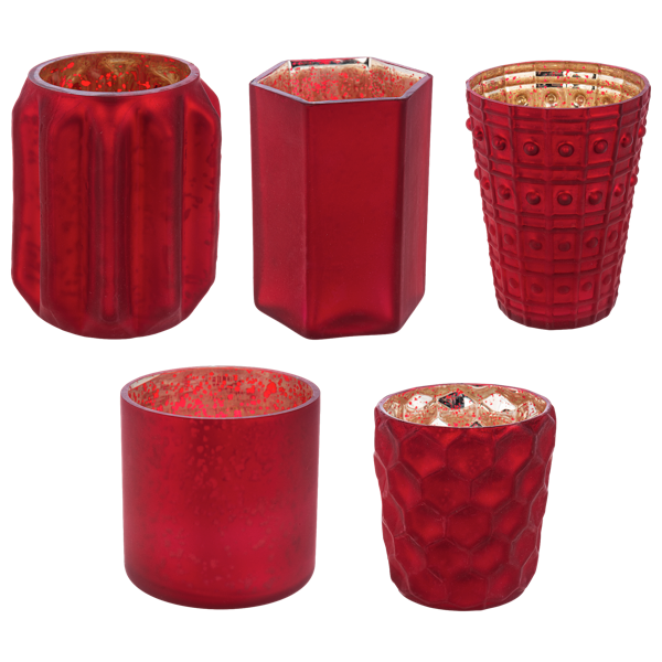 VINTAGE GLASS VOTIVE HOLDER