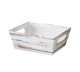 Market Tray Distressed White