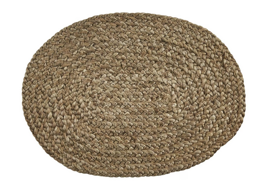 Oval Braided Jute Placemat