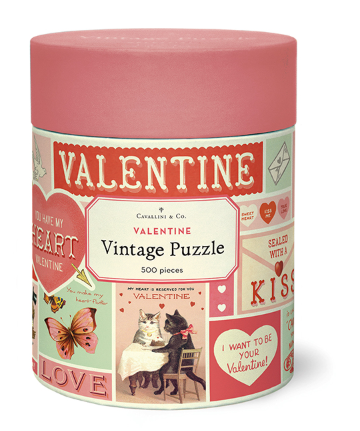 500 Piece Vintage Valentine Puzzle