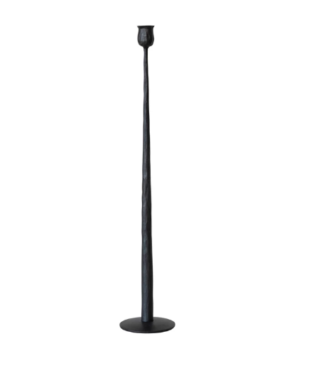 Hand-Forged Cast Iron Taper Holder