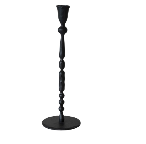 Hand-Forged Cast Iron Taper Holder
