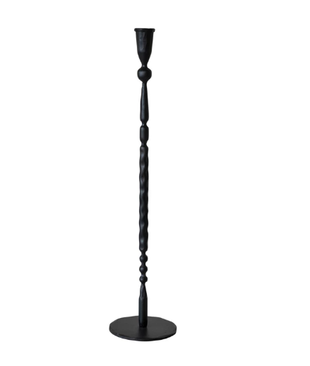 Hand-Forged Cast Iron Taper Holder