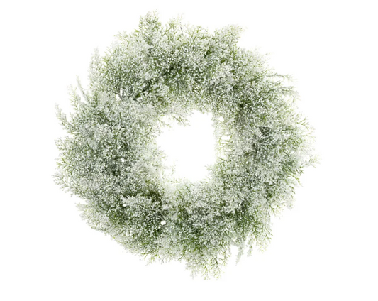 Bubble Glitter Cedar Wreath