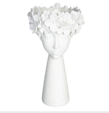 Flower Crown Head Vase