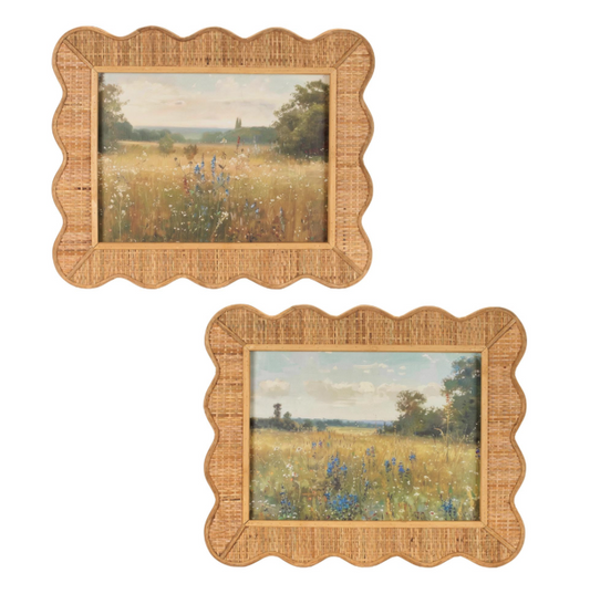 Rattan Framed Landscape