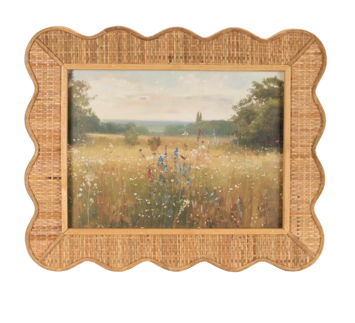 Rattan Framed Landscape