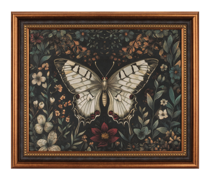 Framed Butterfly Print