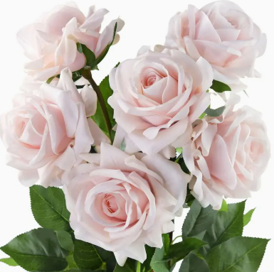 Premium Large Bloom Real Touch Rose Stem