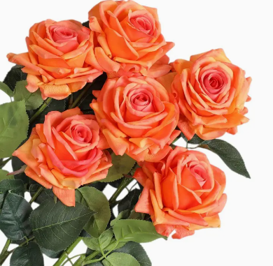 Premium Large Bloom Real Touch Rose Stem