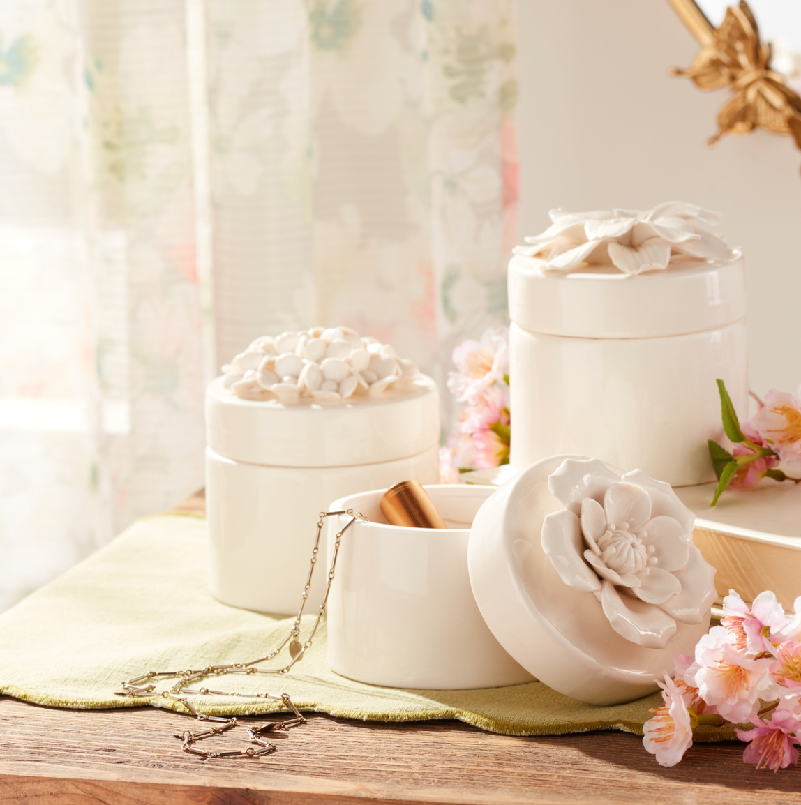 Floral Trinket Box