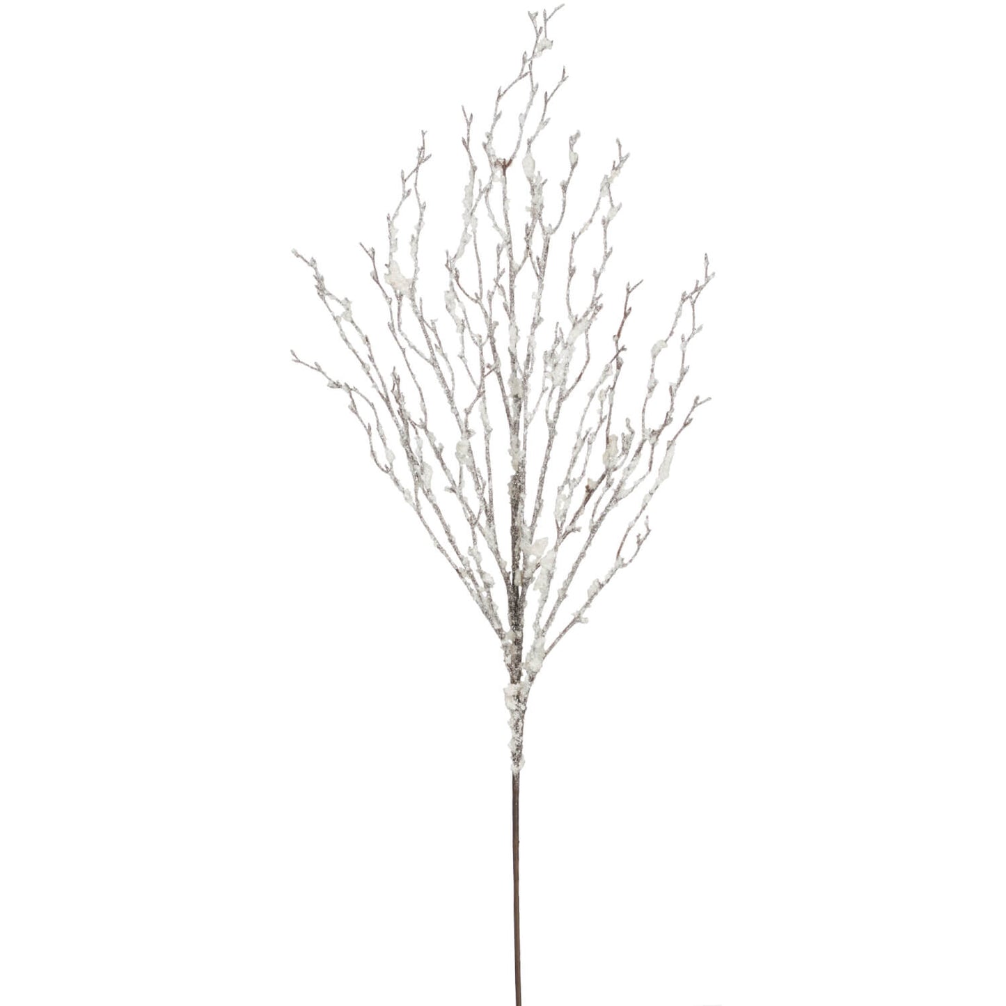 TWIG WITH SNOW AND GLITTER
