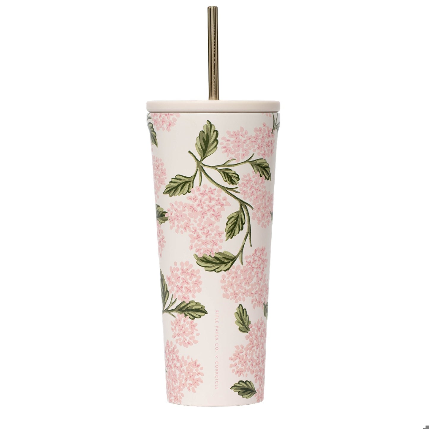 Cold Cup - 24oz Rifle Paper - Pink Hydrangea