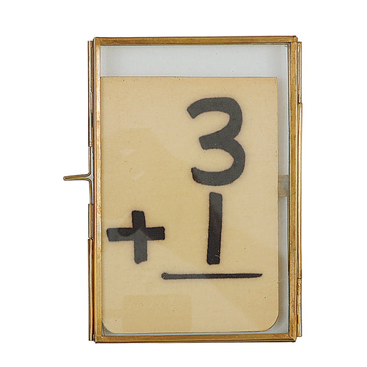 Brass and Glass Photo Frame