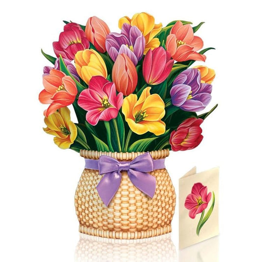 Festive Tulips (NEW VASE)