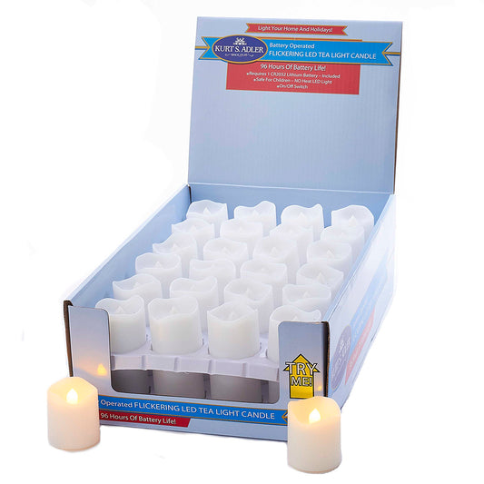 2.75“ Battery-Operated Flickering LED Tea Light Candle