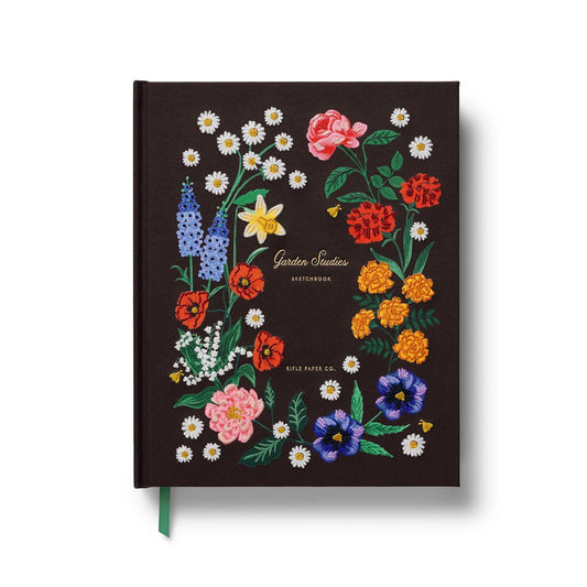 Garden Study Embroidered Sketchbook